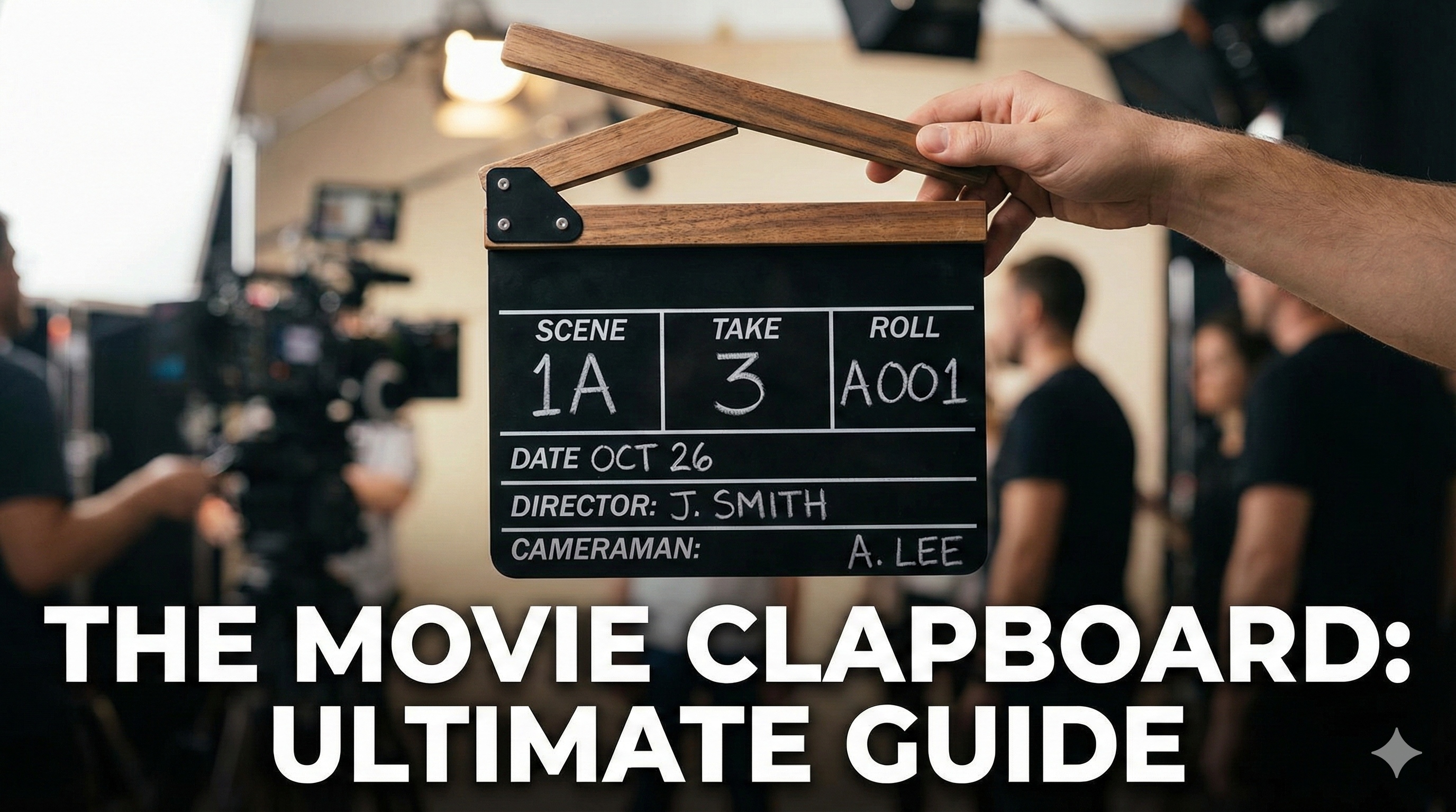 The Ultimate Guide to the Movie Clapboard: Terminology, Codes, and Pro-Tips