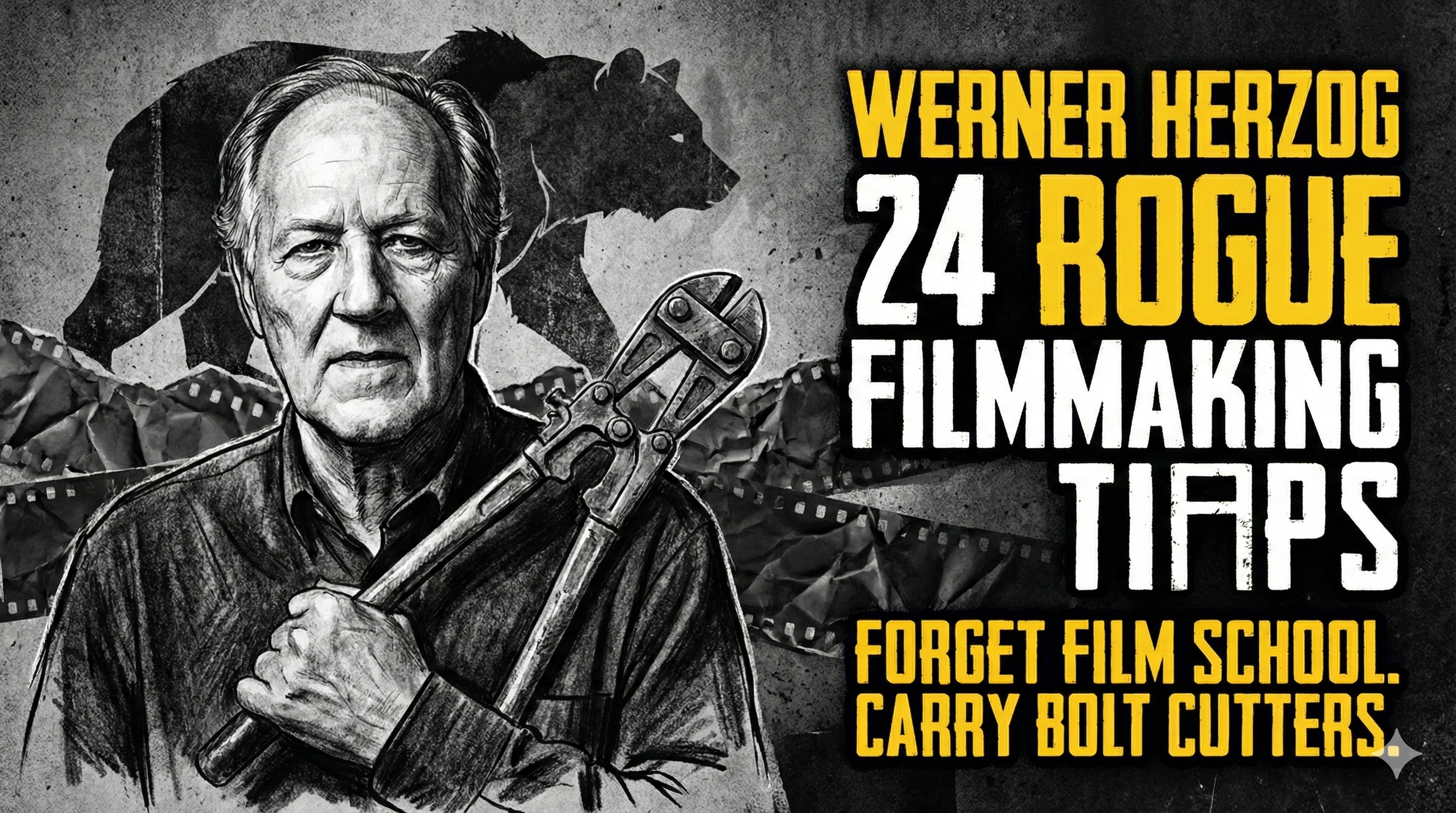 Werner Herzog’s 24 Rules for Filmmaking: The Rogue Guide to Cinematic Mastery